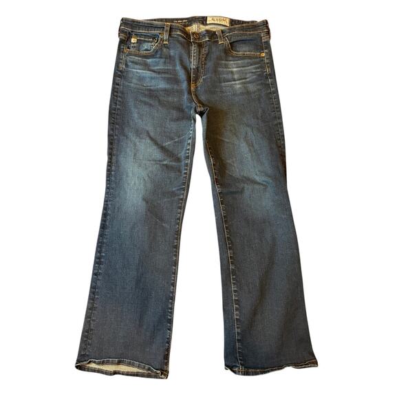 Ag Adriano Goldschmied Denim - AG Adriano Goldschmied Women’s The Jodi Crop Jeans 32 High Rise Slim Flare Crop